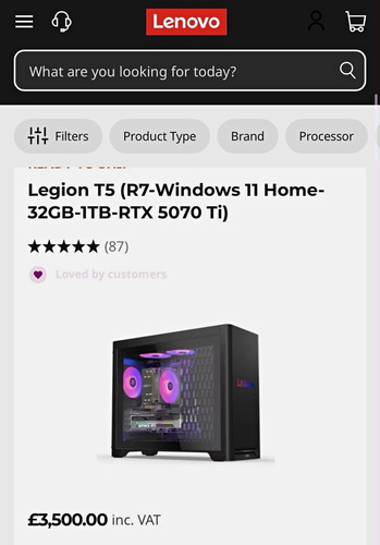 Lenovo legion gaming - pc,